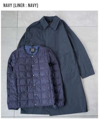 [TAION]2WAYバルカラーコート×インナーダウンジャケット（TAION-CR01B)