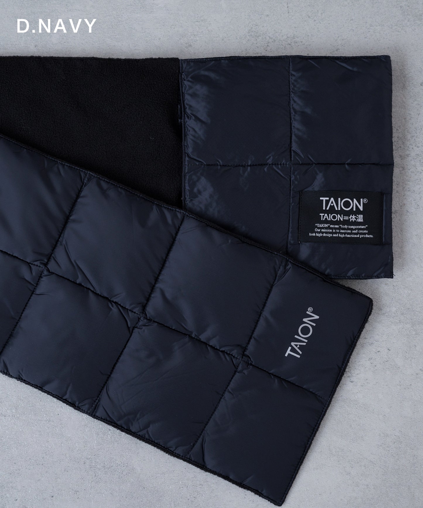 [TAION] ベーシックダウンマフラー (TAION-201A）