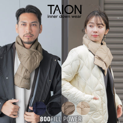 [TAION] ベーシックダウンマフラー (TAION-201A）