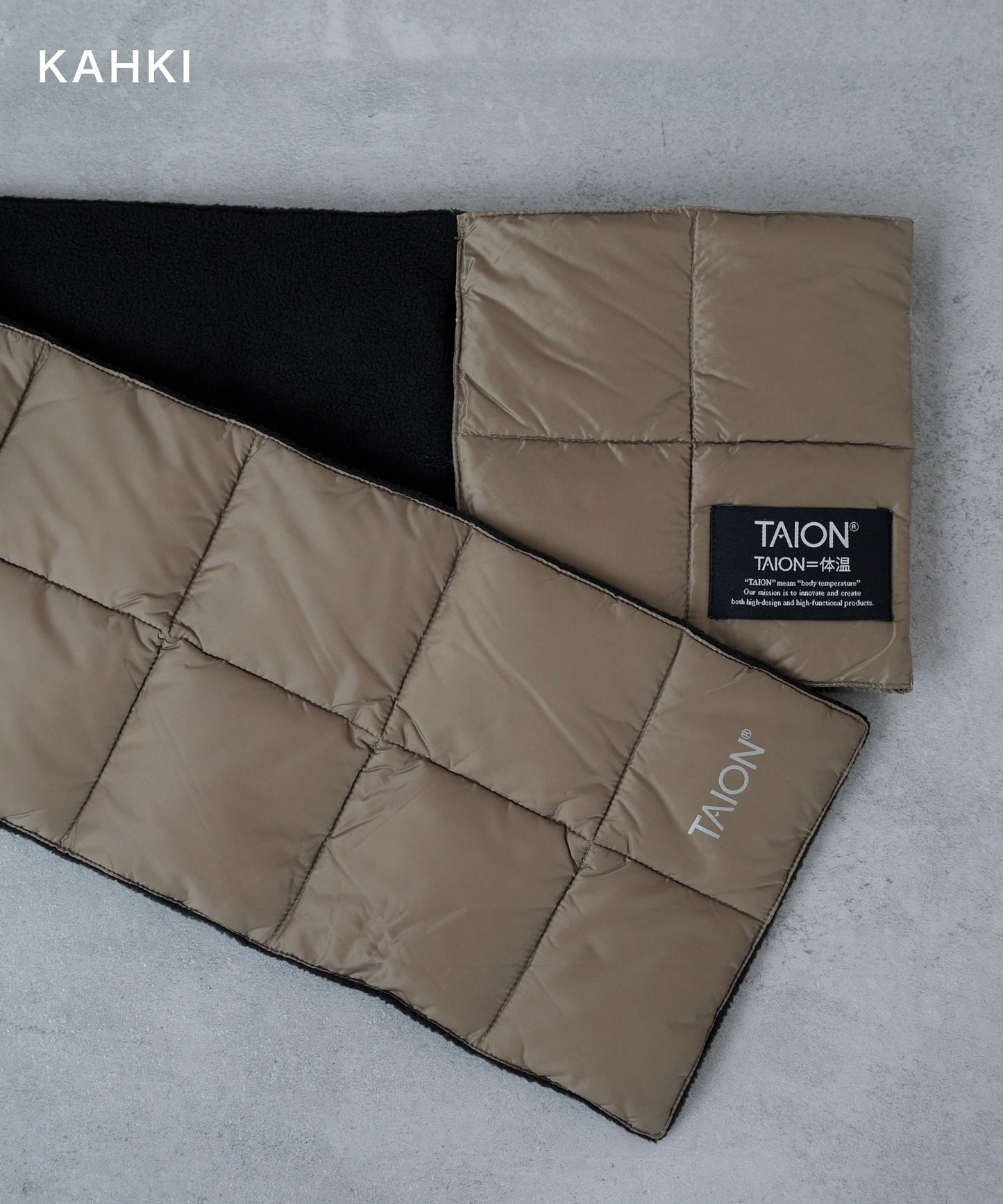 [TAION] ベーシックダウンマフラー (TAION-201A）