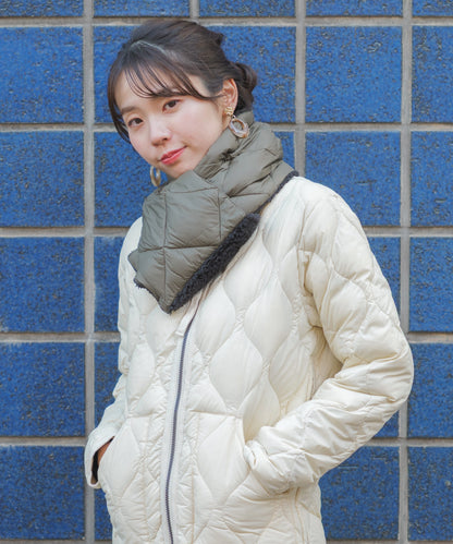 [TAION] リバーシブルダウンマフラー(TAION-R201CL）