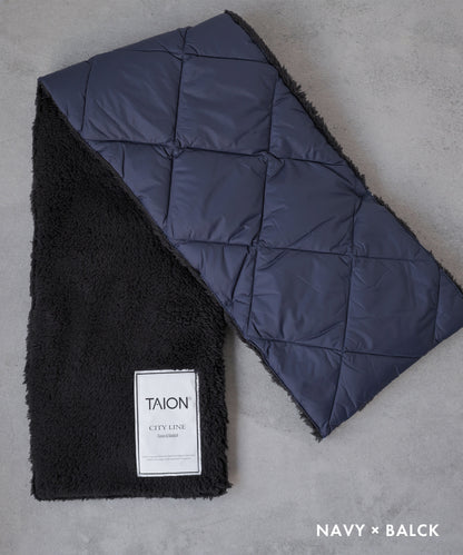 [TAION] リバーシブルダウンマフラー(TAION-R201CL）