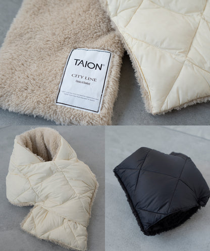 [TAION] リバーシブルダウンマフラー(TAION-R201CL）