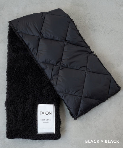 [TAION] リバーシブルダウンマフラー(TAION-R201CL）