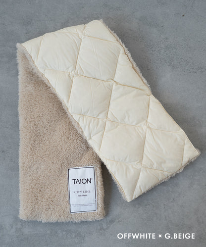 [TAION] リバーシブルダウンマフラー(TAION-R201CL）