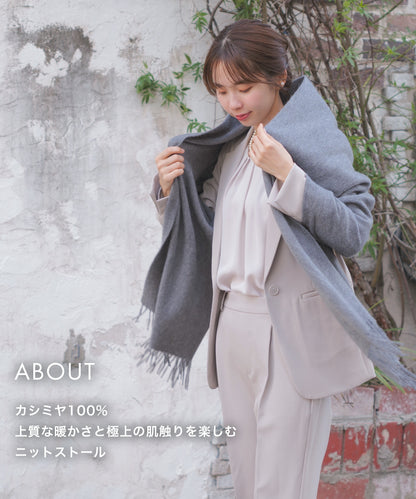 【UNISEX】シティ カシミヤストール(TAION-CMSTCI)