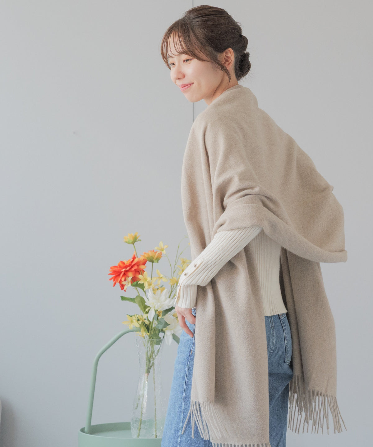 【UNISEX】シティ カシミヤストール(TAION-CMSTCI)