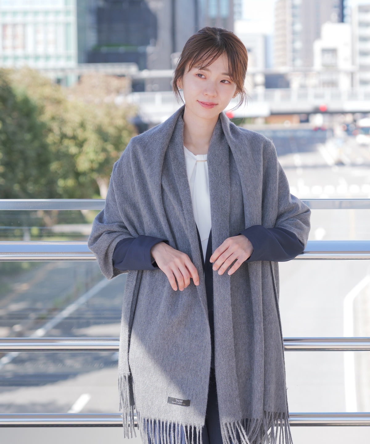 【UNISEX】シティ カシミヤストール(TAION-CMSTCI)