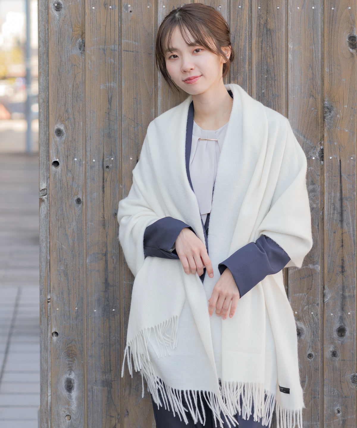 【UNISEX】シティ カシミヤストール(TAION-CMSTCI)