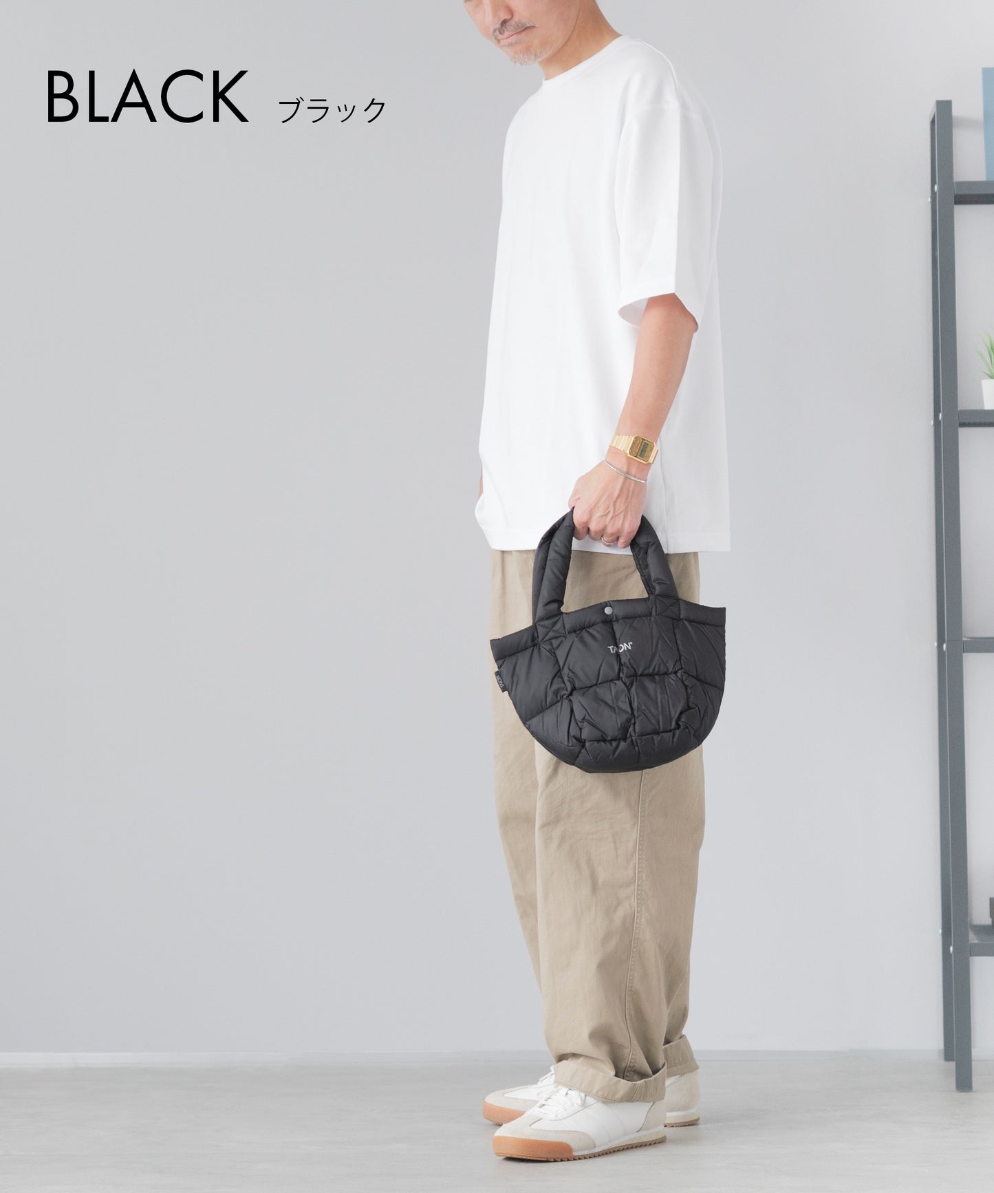 【TAION】軽くて柔らかダウントートバッグ