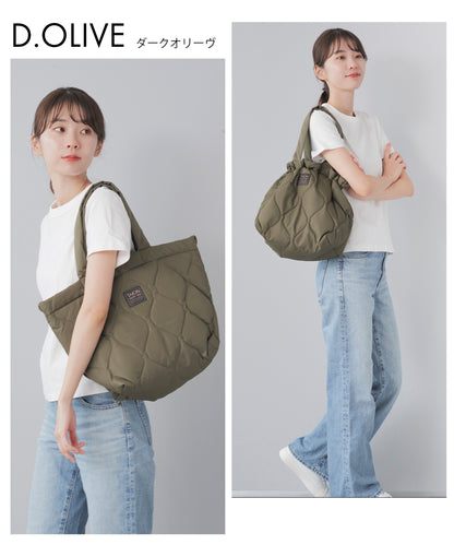 【TAION】A4サイズファイルやノートPCも入るダウントートバッグ