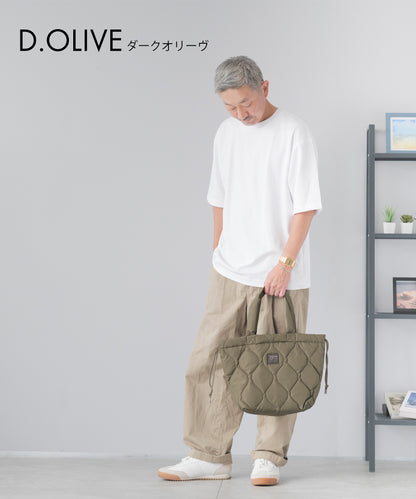 【TAION】A4サイズファイルやノートPCも入るダウントートバッグ