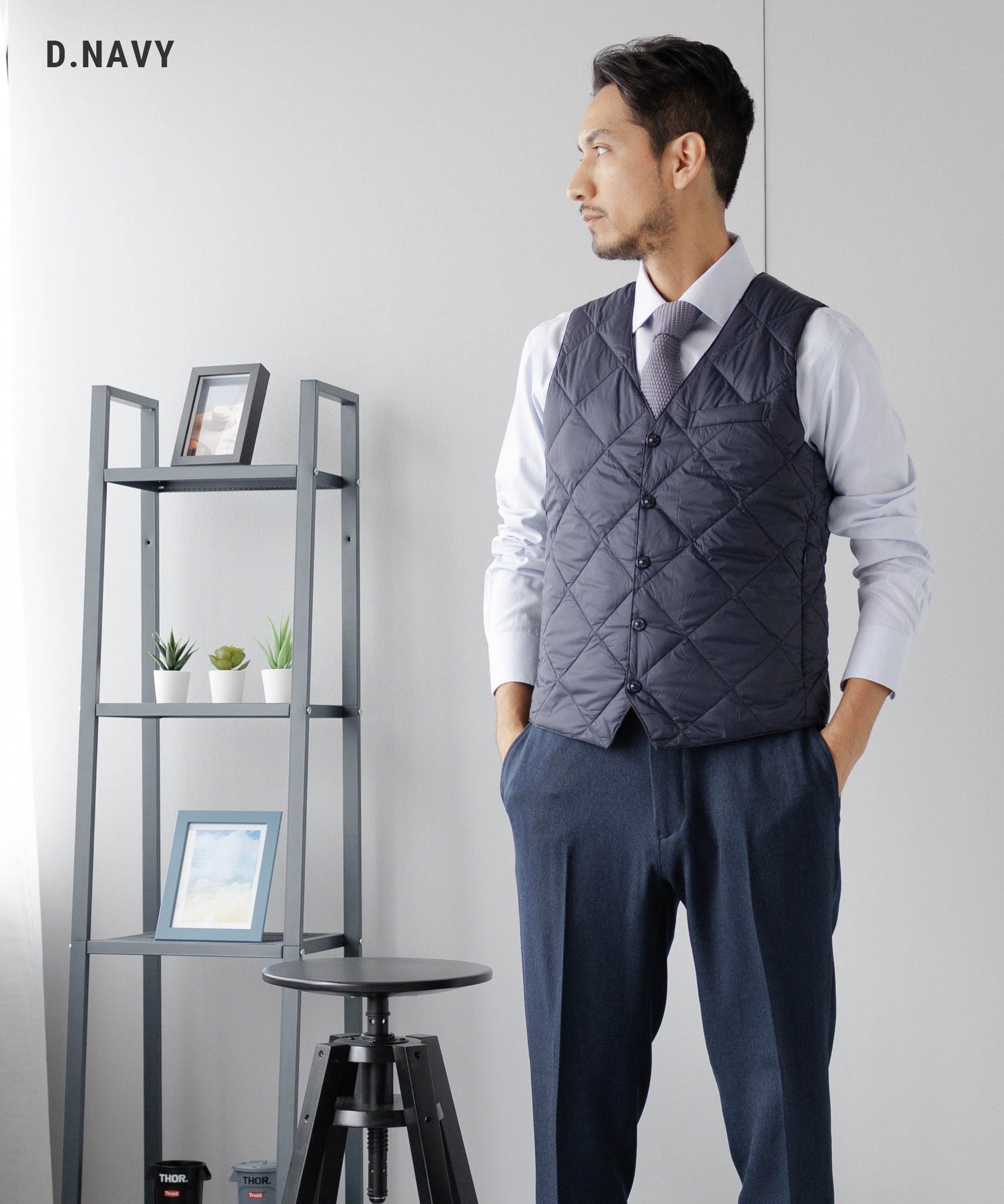 【さらに値下げしました】TAION シティ シングル ダウンジレ ネイビー L シティ シングル ダウンジレ – TAIONインナーダウン公式ブランド