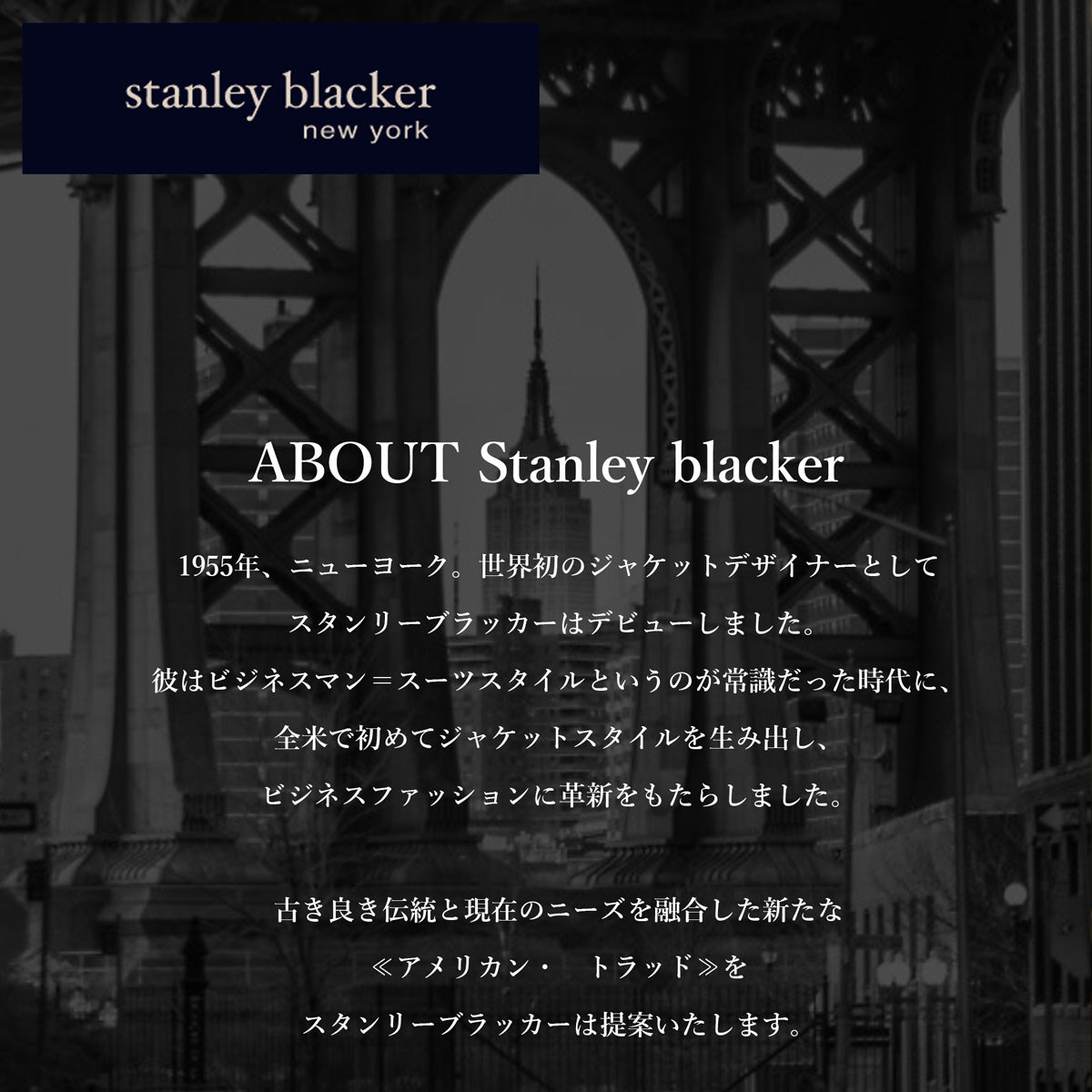 stanley blacker] 紺ブレザー(2つボタン シルバーボタン) – AWC