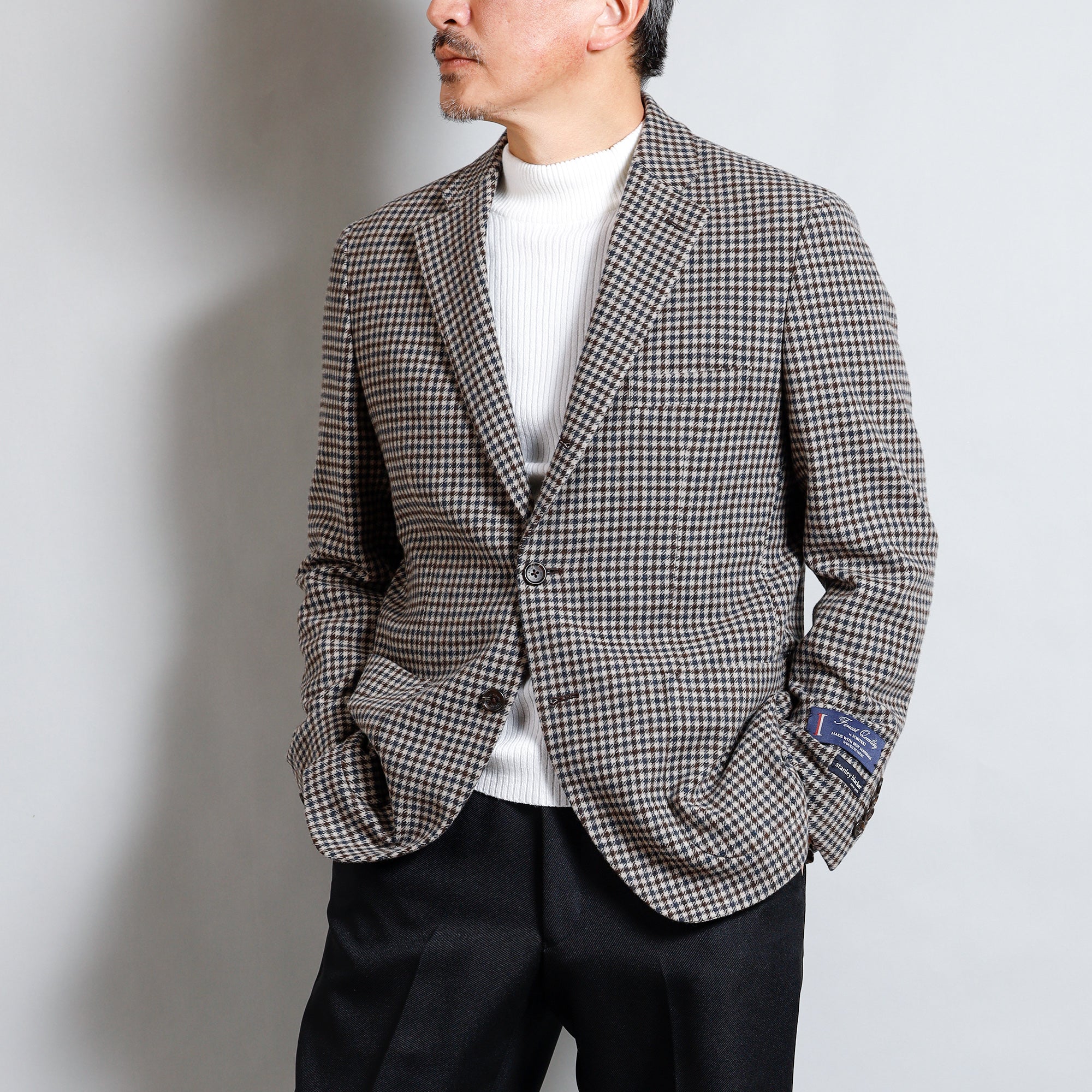 stanley blacker] ガンクラブチェック ジャケット – AWC │ active