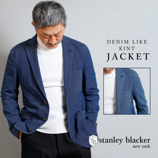 [stanley blacker]  デニムライク ジャケット